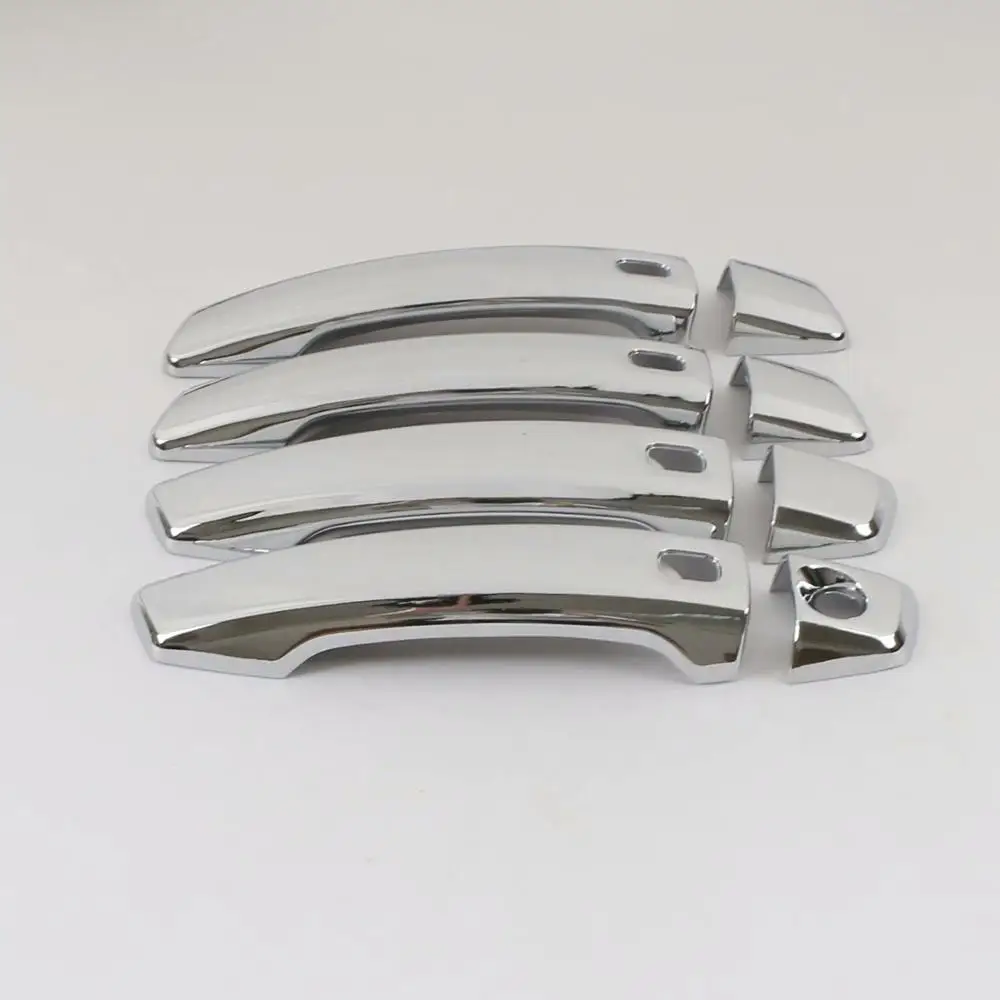

New Gift Car ABS Chromed Door Handle Cover Trim Frame Sticker For Audi A3 2017 2018 Exterior Accessories