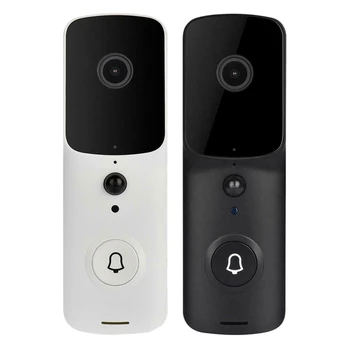 

V10 Smart WiFi Video Doorbell Camera Visual Intercom with Chime Night Vision IP Door Bell Wireless Home Security Camera
