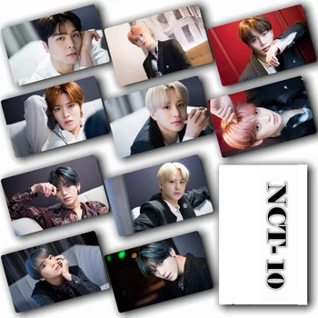 

10 Pcs/set KPOP NCT Card NCTDREAM Sticker CardSticker Crystal Card Sticker Photocard Dropshipping