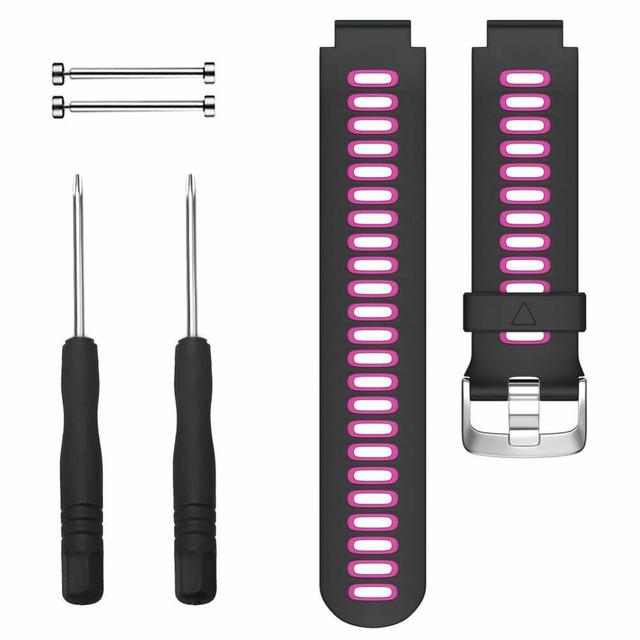 Strap For Garmin Forerunner 735XT 735/220/230/235/620/630 Smart Watch Band Double Color Forerunner 235 Correa Wristband