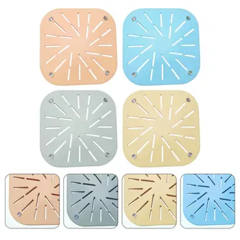

4PCS Silicone Floor Drain Sink Draining Mesh Anti-blocking Sink Covers Hair Proof Sink Filter Sink Draining Covers for Hotel Dor