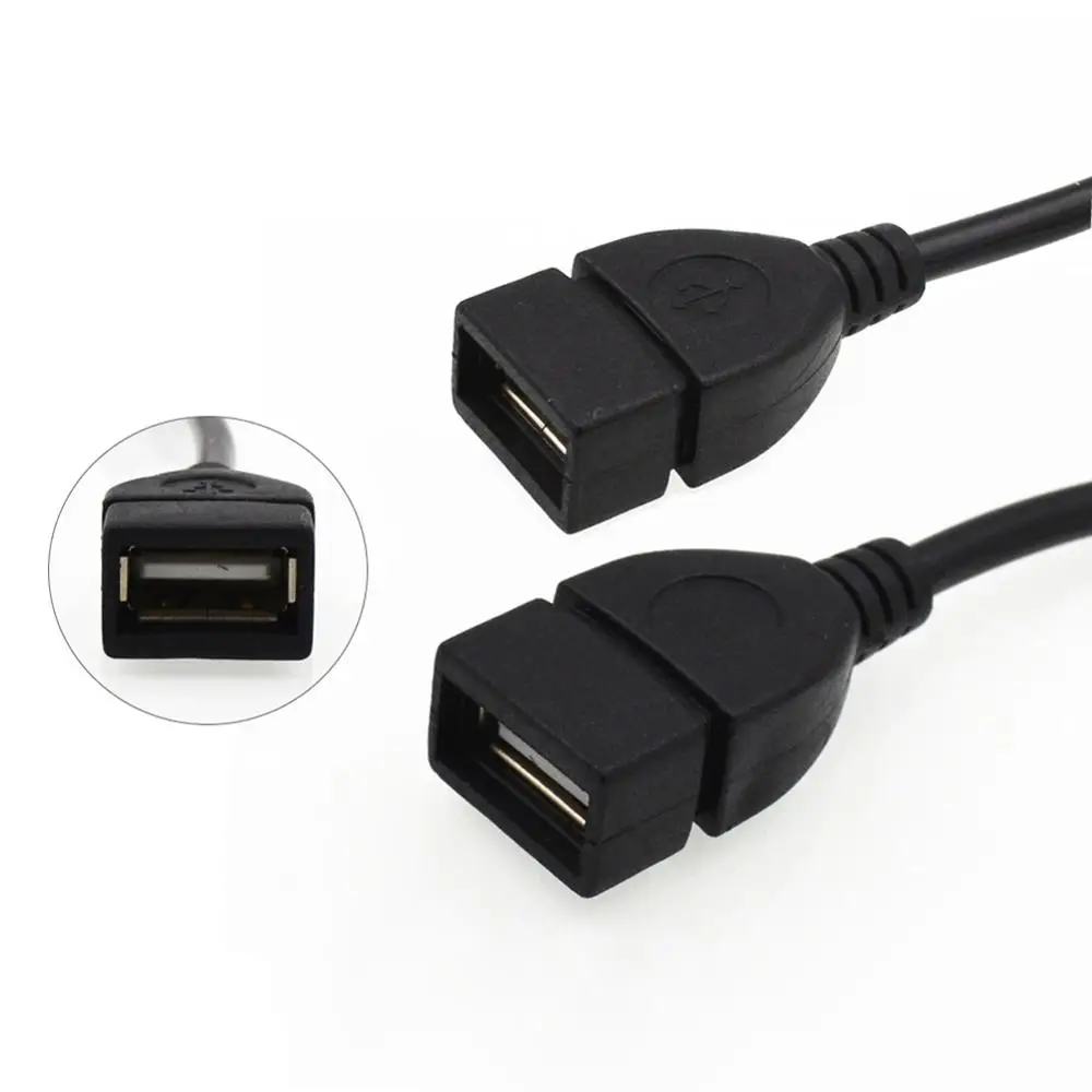 Мини USB 5P штекер к OTG гнездо Автомобильный адаптер кабель передачи данных для