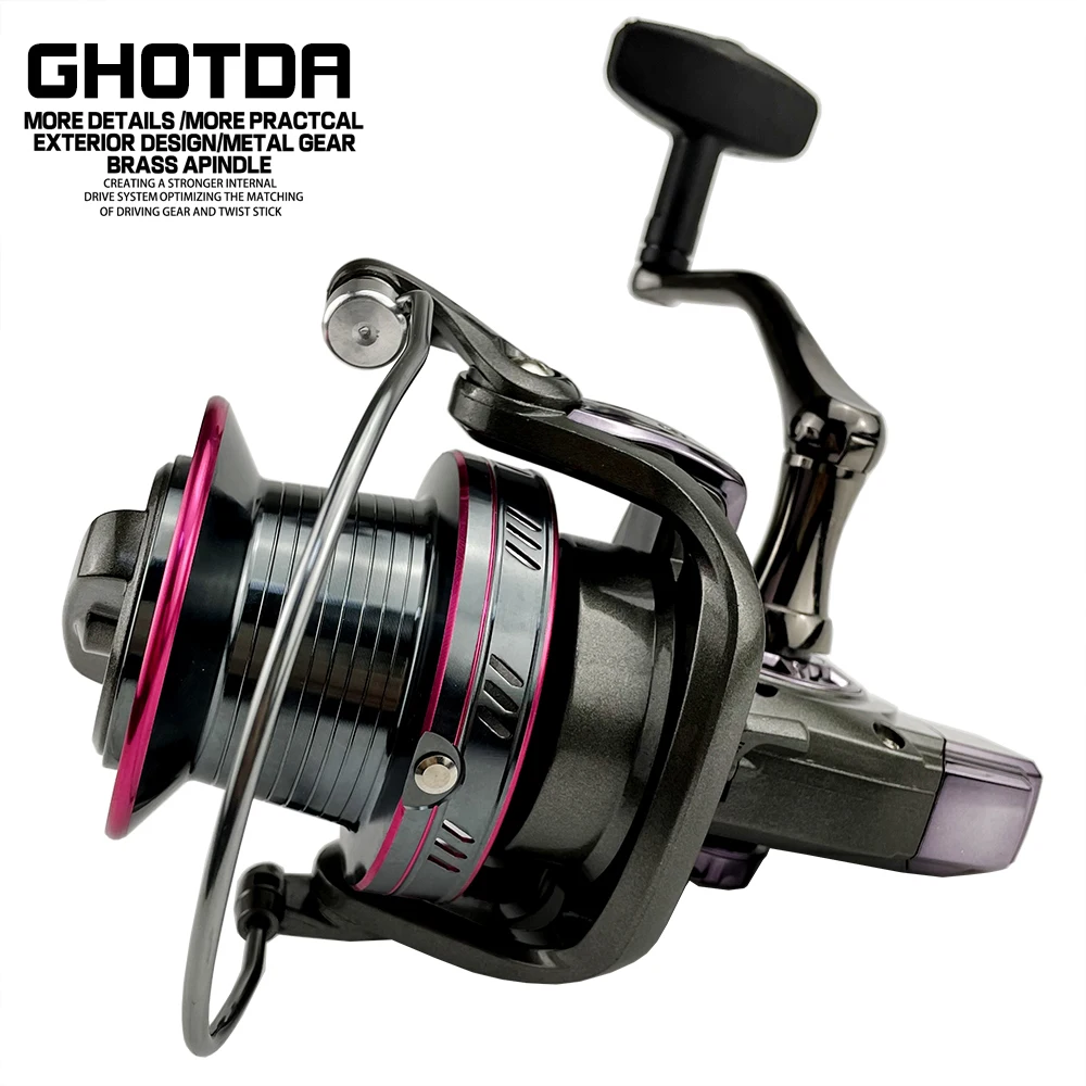 Spinning Reel 20-30KG Max Drag Power Fishing Reel for Bass Pike Fishing  9000 10000 12000