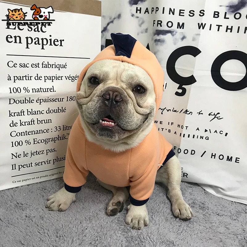 SUPREPET Одежда для собак Толстовка французская одежда бульдога толстовка с