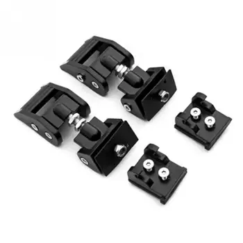 

Hot 1 Pair Auto Replacement Catch Buckle Tool Modification Hood Latch Car Easy Install Rust Resistant for Wrangler JK JKU 2007-2