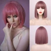 pink purple wig