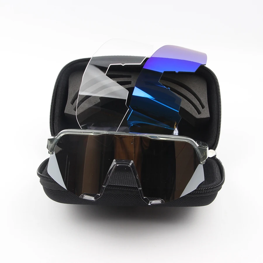 S3clear gray lens 100 Питер новые S3 велосипедные солнцезащитные очки sagan LE коллекция MTB велосипедные очки солнцезащитные очки speed sagan - Цвет: S3clear gray lens