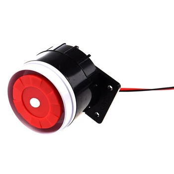 

110DB Loud Car Horn 12V Car Siren Speaker Simple Design Motorcycle Electric Driven Siren Alarm Safety Horn Accessories