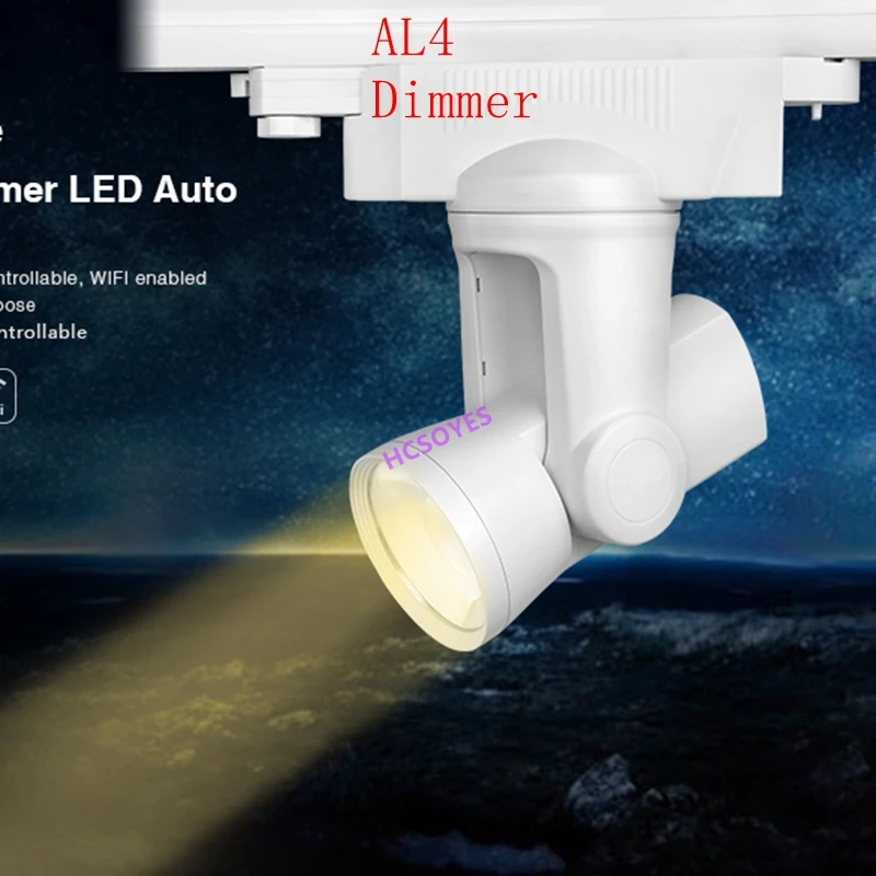 MiLight Alpha lite AL1 AL2 AL3 AL4 AL5 AL6 25 Вт 2-провод 4-провод диммер двойной белый RGBW трек 2,4G Беспроводной 99-зоны РФ Пульт дистанционного управления