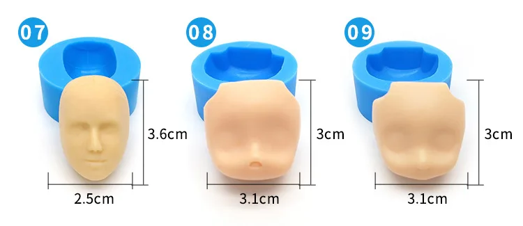 MoFA Волшебная Полимерная глина силикагель lian mo легкая глина помадка лицевая часть форма милая лицевая пленка для лица гаражный комплект формы