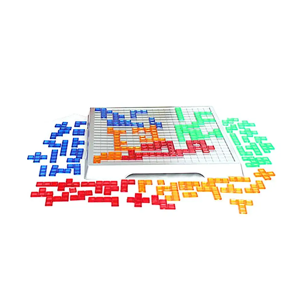 Настольная игра Blokus, Обучающие игрушки, 484 квадратов, легко играть для детей, русская коробка, серия игр для помещений