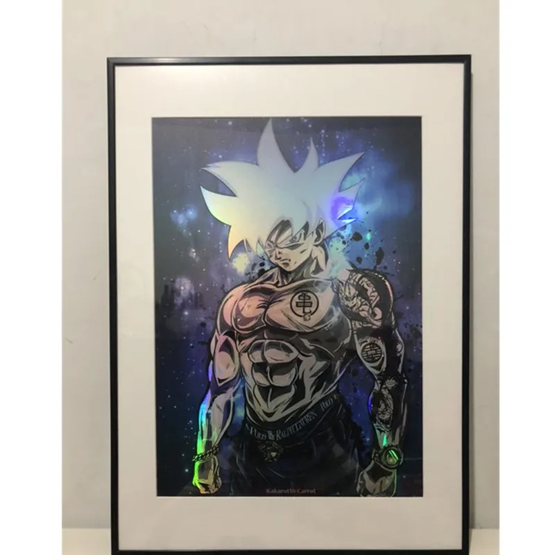 Аниме Жемчуг дракона Супер Saiyan повесить изображение Сон Гоку красочное Искусство Живопись собрать Морден игрушки M2126