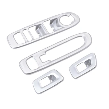 

for Jeep Compass 2017-2019 Matte Door Armrest Window Button Switch Trim Cover