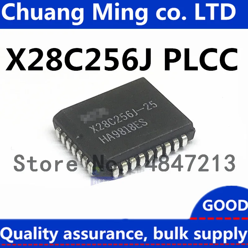 

Free Shipping 5pcs/lots X28C256J-12 X28C256J-15 X28C256J-20 X28C256 28C256 PLCC32 IC In stock!