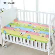 Мочеприемник для новорожденных Pad Детские водостойкие постельный коврик дети мягкая простыня Playmat одеяло уход ковер период Чистящая салфетка мультфильм Прохладный 80*120 см