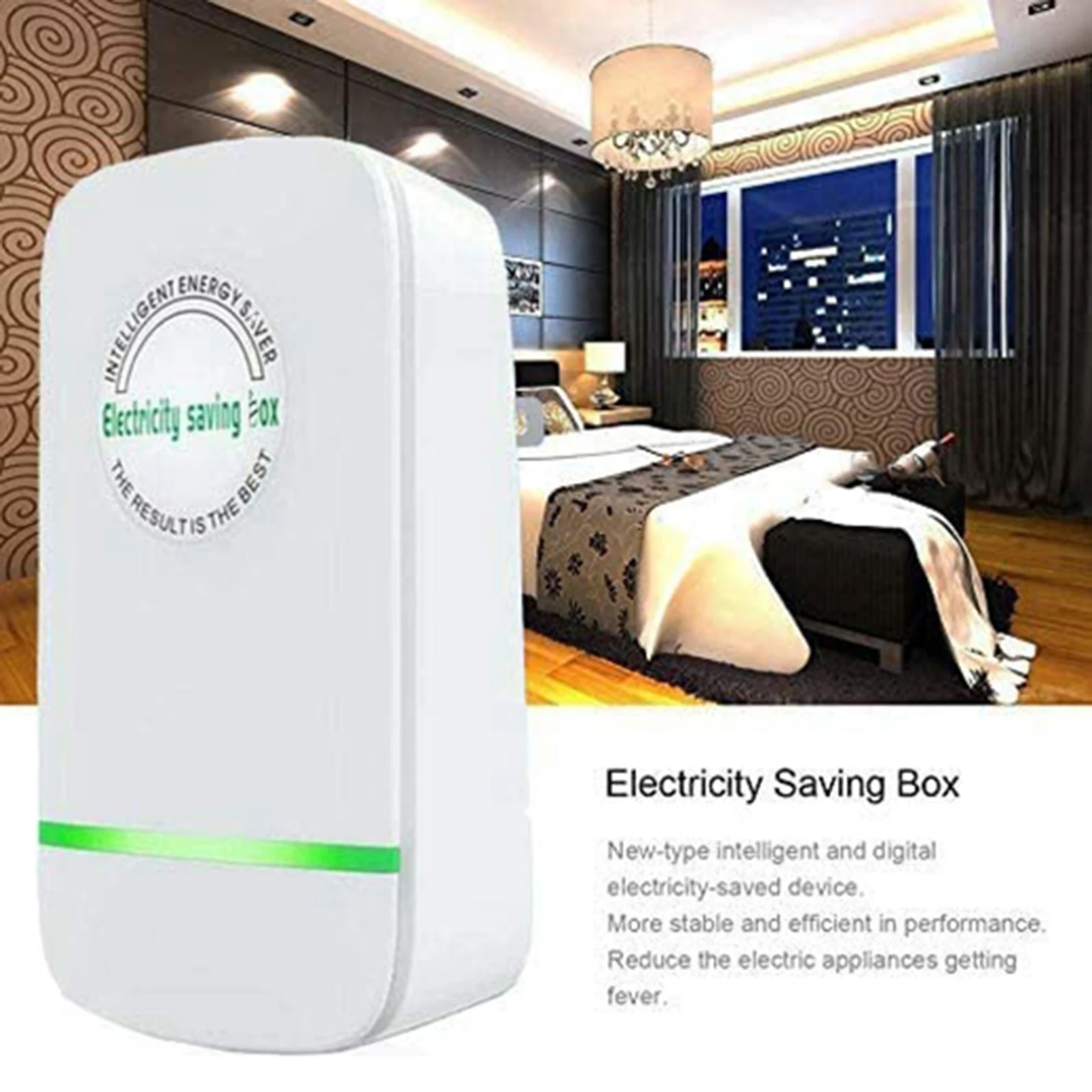 Household Power Saving Tool Energy Saver Electricity Saving Box for Office Electric Smart Billing Killer Device 90-250V UK Plug