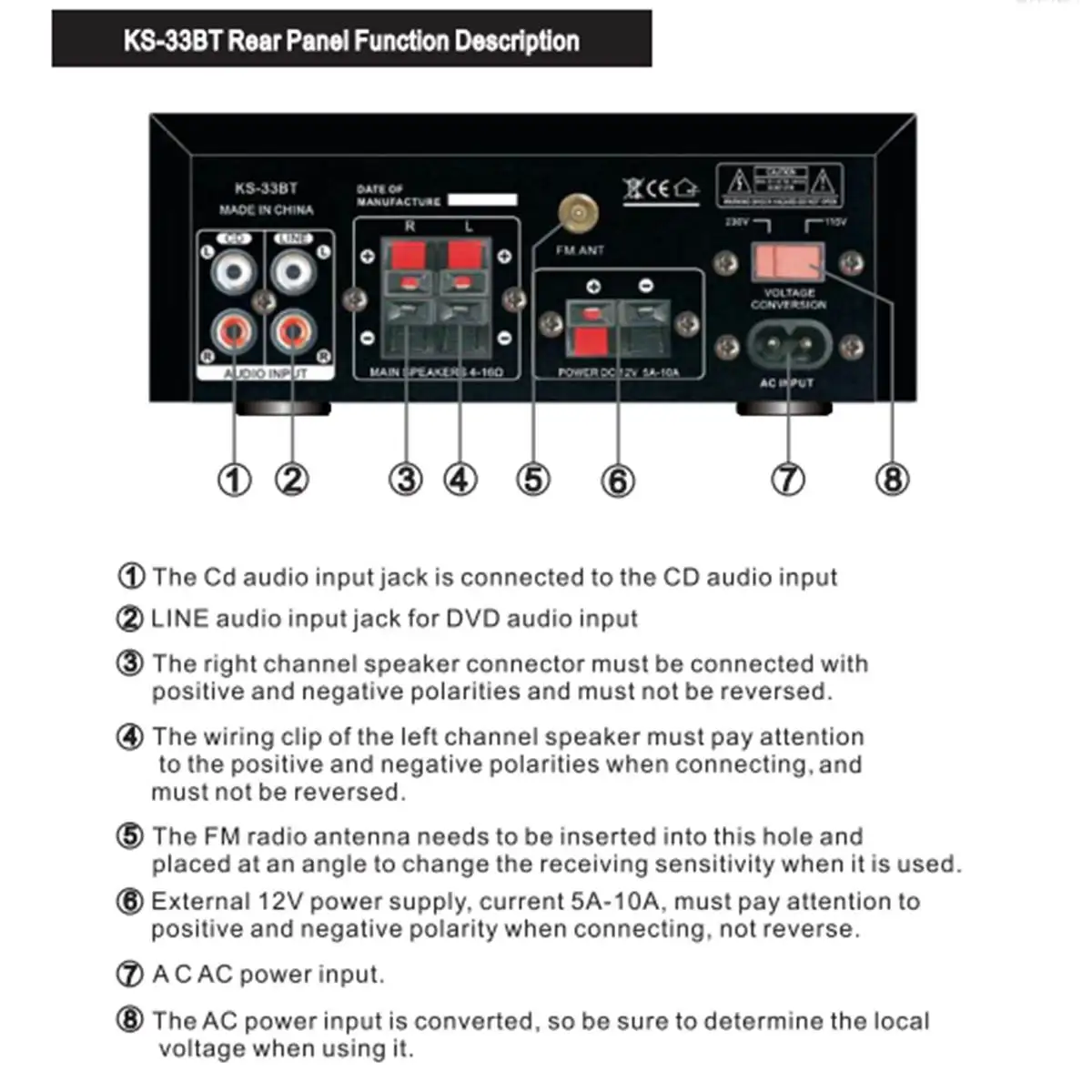 summing amplifier 1000W Home Amplifiers Audio 220V Bass Audio Power Bluetooth Digital Amplifier Hifi FM USB SD LED  for Subwoofer Speakers 5 channel car amplifier