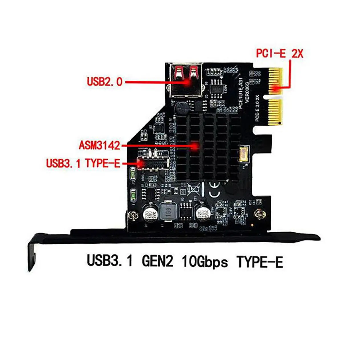 PCI-E Express карта для USB 2,0 и USB 3,1 адаптер передней панели для материнской платы