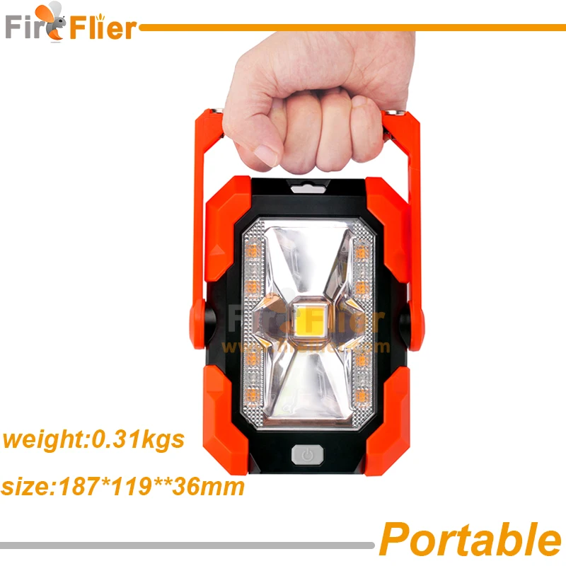 Solar Led Flood Work Light portable carry