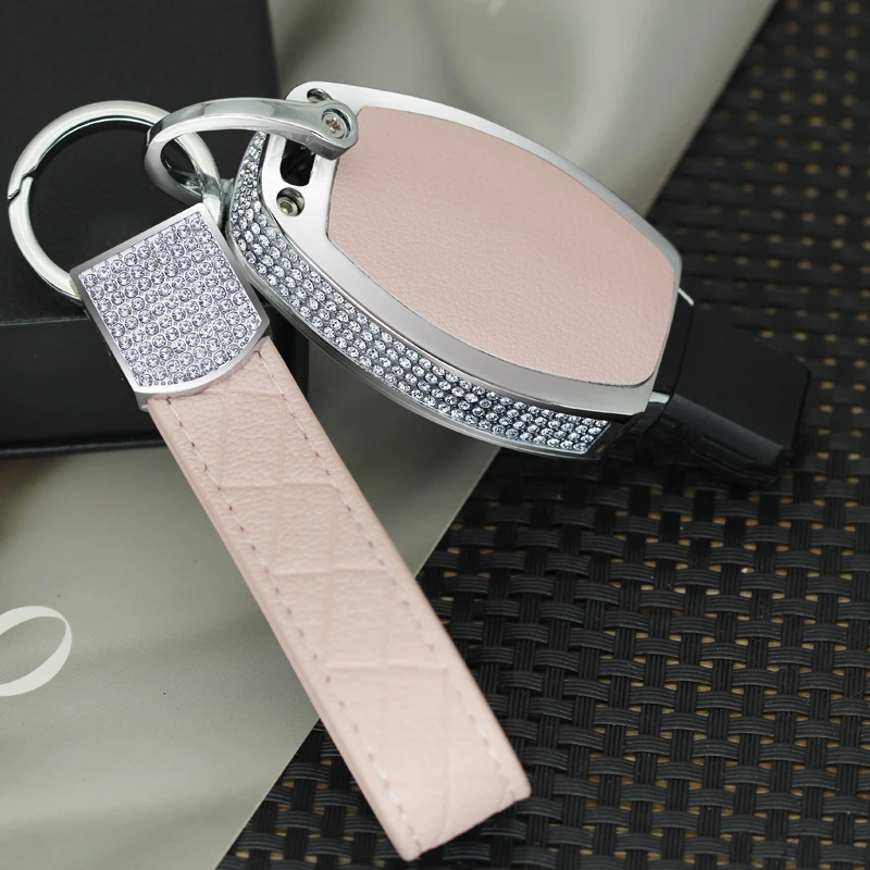 

2022 New Diamond/Wooden/Carbon Car Key Case Cover Shell Cover Accessories For Mercedes-Benz A/B/C/E/ML/GL/S/GLA/GLK/CLS/CLA