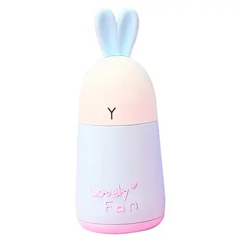 

Cartoon Cute Pig Usb Charging Fan Rabbit Ear Mini Portable Student Handheld Electric Fan