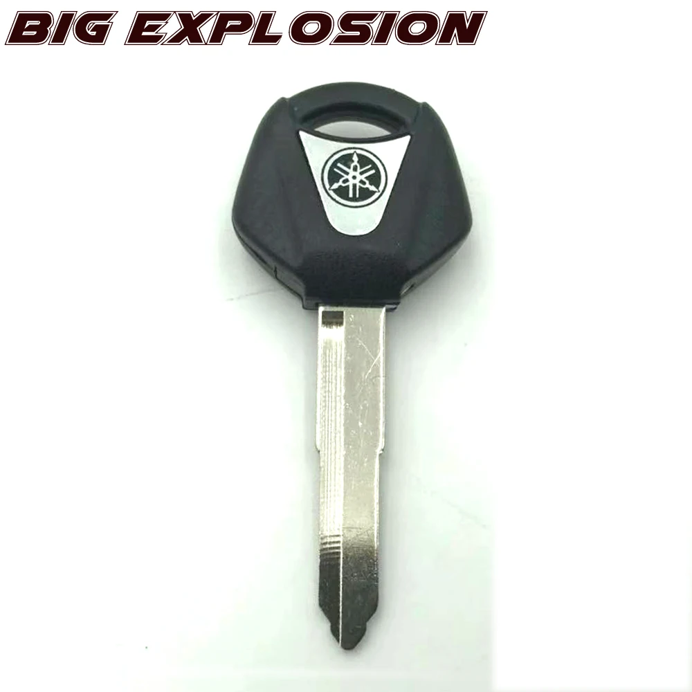 black Мотоцикл Uncut заготовка режущего полотна заготовка для ключа для YAMAHA YZF XJR1300 FJR1300 MT09 MT07 XJ6 TMax FZ6 FZ8 R3 R1 R6 - Цвет: black