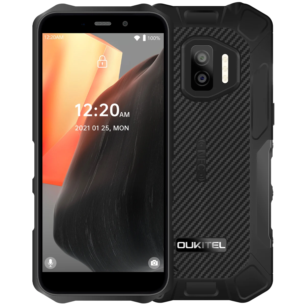 Oukitel-スマートフォンwp12pro,4GB 64GB,防水IP68,頑丈,Android 11