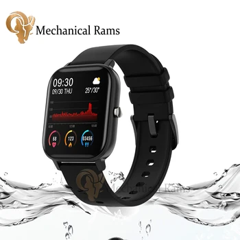 

MR P20 Smart Watch Heart Rate Monitor IP67 Waterproof Custom DIY Watch Face Fitness Tracker for ios PK p8 haylou ls02 ls05
