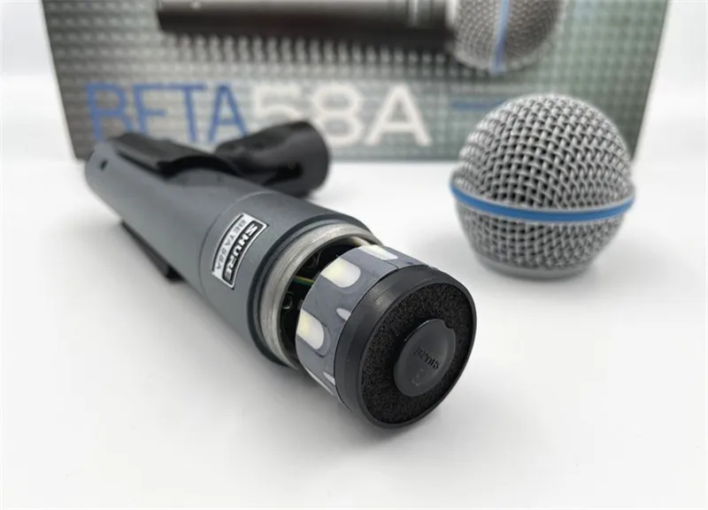 BETA58A Supercardioid Dynamic Vocal Microphone For Stage Singing Home Studio Wired Microphone for Karaoke BBOX Recording condenser microphone