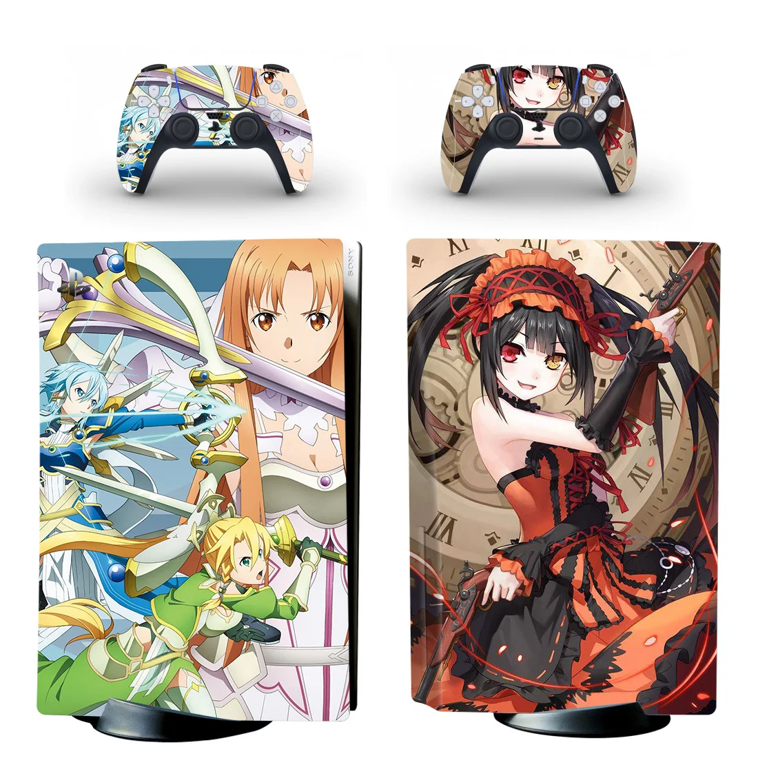LEEWEE For PS5 Skin Disc Edition Anime Console and Controller Vinyl Cover  Skins Wraps for PS 5 Disc Version 11504 No Foam  Amazonde PC  Video  Games