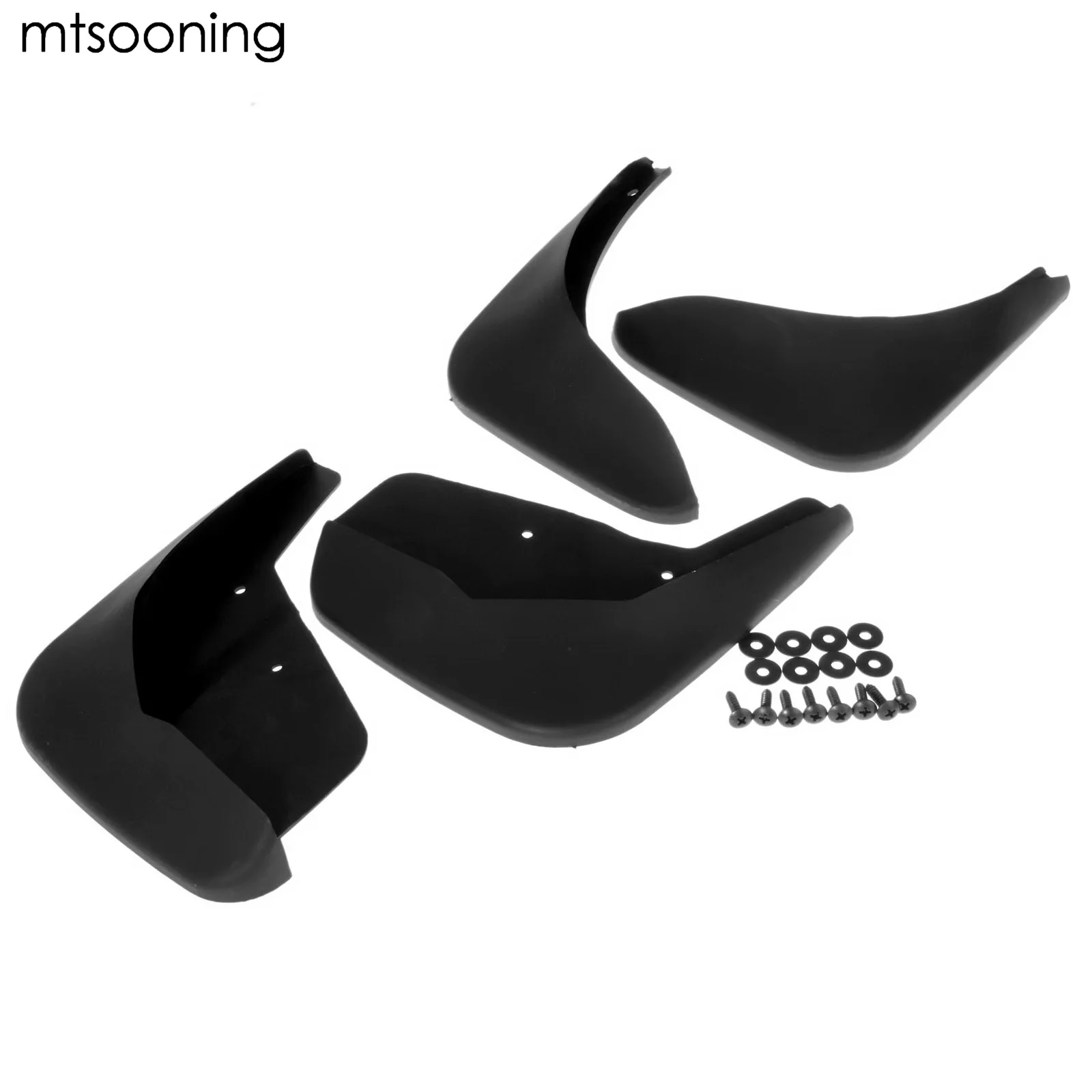 mtsooning 4pcs Mud Splash Flap Guard Fender For VW Polo mk4 Hatchback 2006 2007 2008 2009 2010 Front Rear Mudguards | Автомобили и