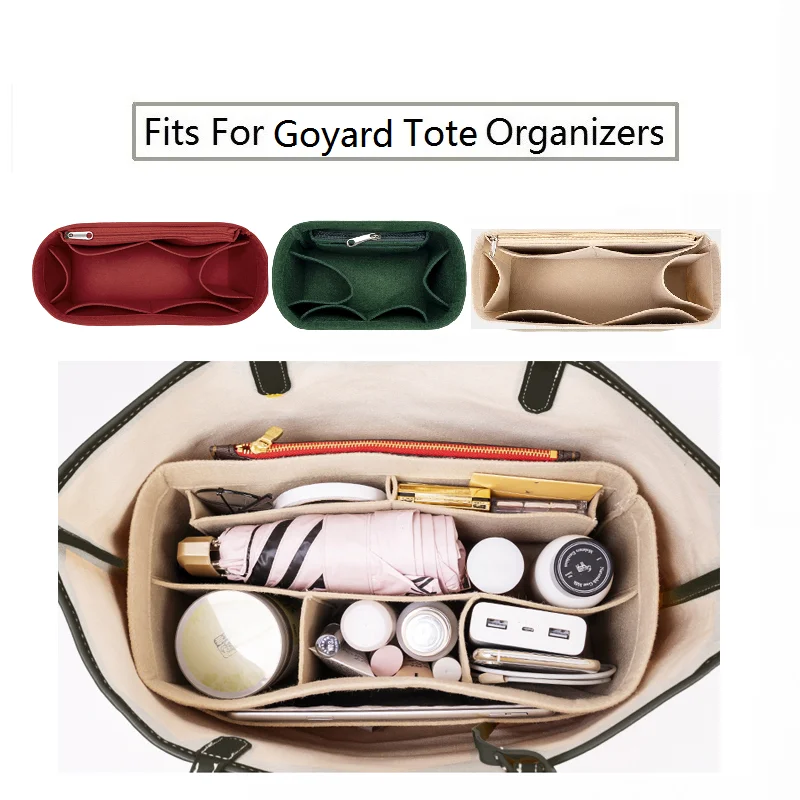 Сумка-Органайзер из войлочной ткани для макияжа подходит Goyard | Дом и сад