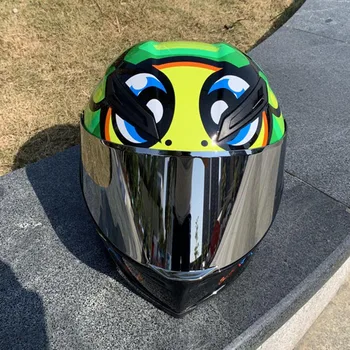 

free shipping motorcycle helmet man and women riding motorcycle with tail motor single visor full face ece approved helmet