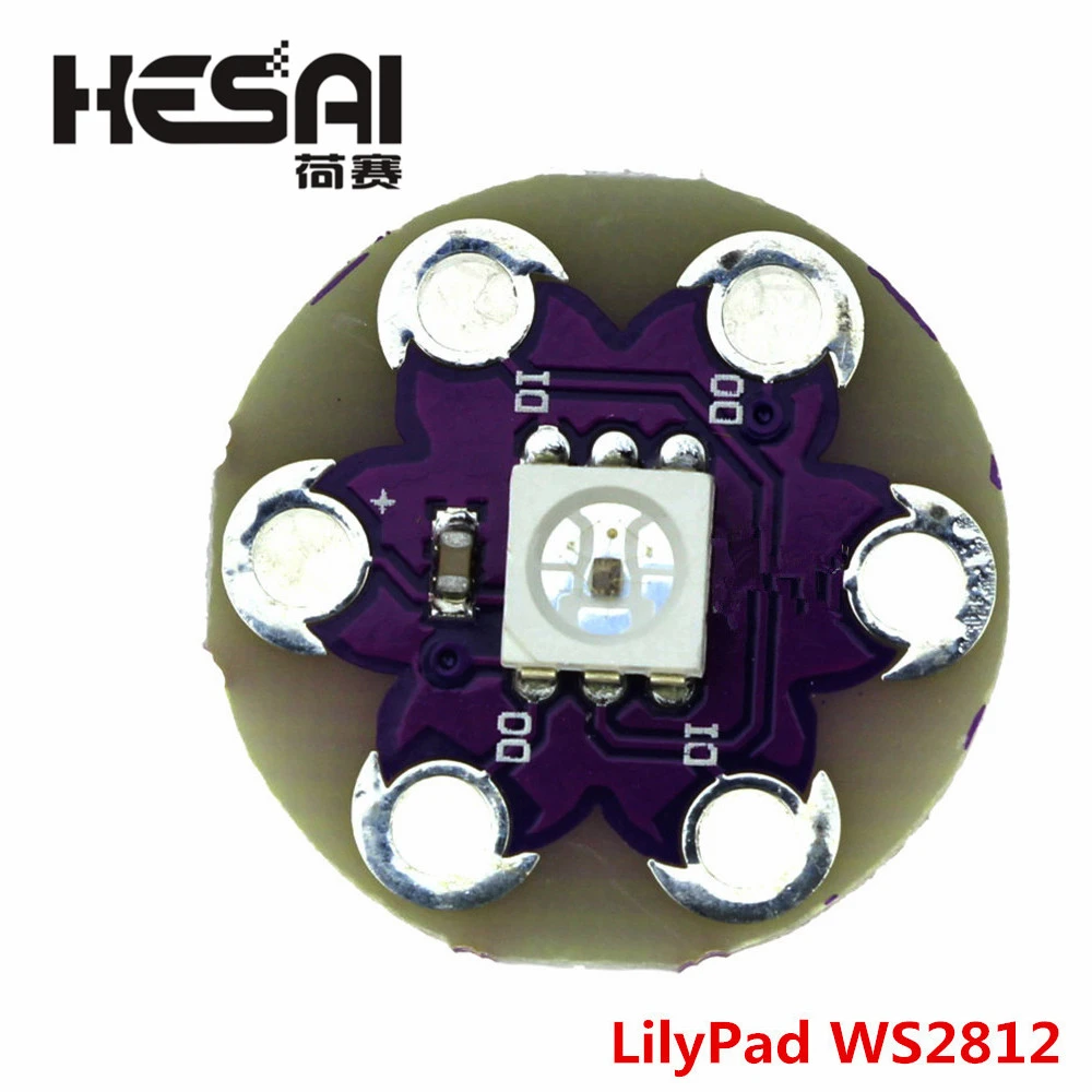 5PCS New LilyPad Pixel Board WS2812 LED Module for Arduino 