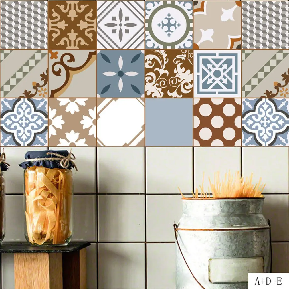 

Tile Sticker Washable Waterproof Easy To Stick Suitable For Kitchen And Bathroom Anti-mold Tile Sticker