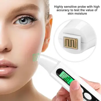 

LCD Digital Moisture Detector Facial Skin Analyzer Skin Moisture Monitor Operated Meter Detector Skin Care Tools For Salon Home
