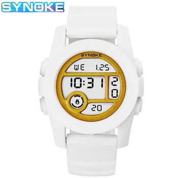 

SYNOKE Women Digital Watches Sports Waterproof Alarm Clock Stop Watch Luminous Electronic Students Wristwatches Women Watches