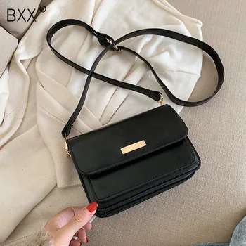 

[BXX] PU Leather Totes Bags For Women 2020 Summer New Arrival Shoulder Messenger Handbags Ladies Crossbody Travel Bag HL578