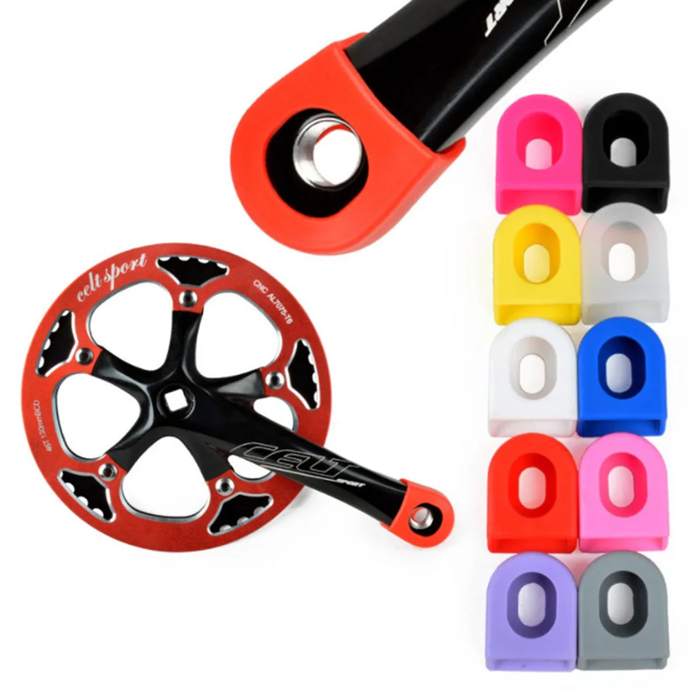 1Pair Silicone Bicycle Crank Arm Boots Protector MTB Bike Crankset Protective Sleeve Cover Bikes Crank Protect For Sram BC0171 (6)