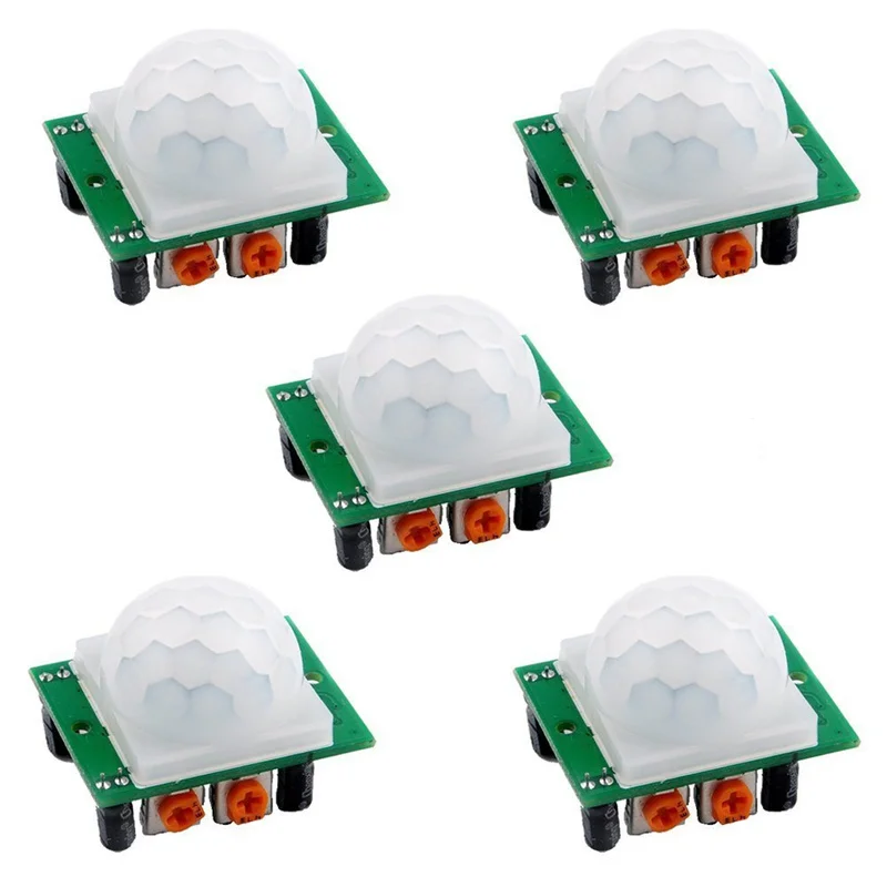 5 шт./лот Hc-sr501 Pir датчик движения инфракрасный модуль корпуса подходит для Arduino |