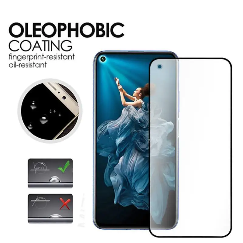 2-в-1 закаленное Стекло чехол для huawei Honor 9X20 Pro/mate 10 Lite 20S 10i 20i Коврики 30 P20 P30 Lite Nova 5T защита для экрана камеры