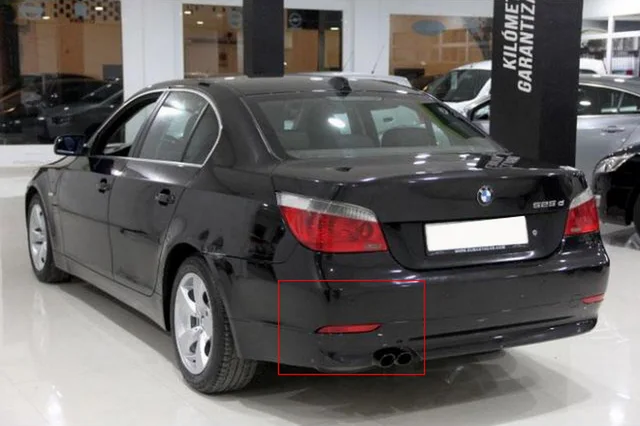 Left Side N/S Rear Bumper Reflector No Light For BMW 5-Series E60 E61 520i 2003-2007 5
