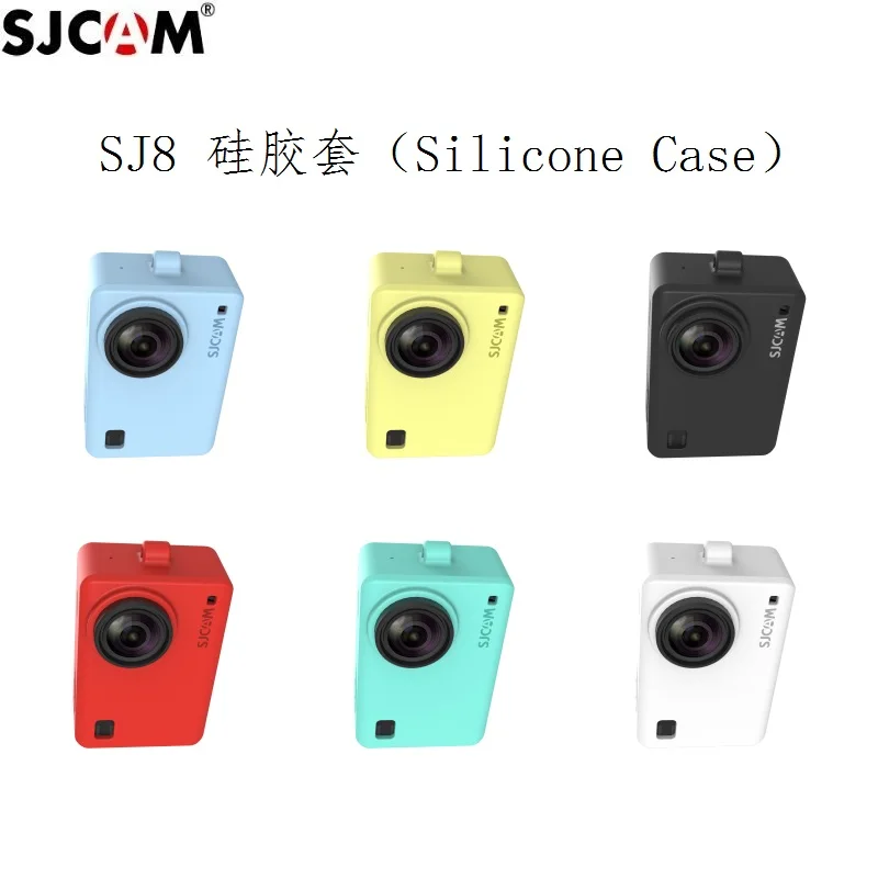 

Оригинальные аксессуары SJCAM силикон/рукав + ремешок на запястье/ремешок защитный чехол/рамка/крышка/граница для экшн-камеры SJ8 Pro Plus