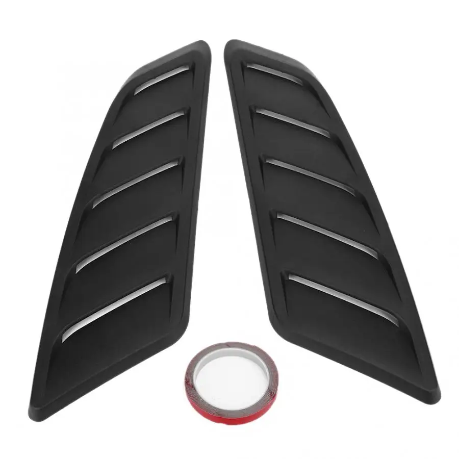 2Pcs Car Auto Modification Hood Bonnet Vent Cover Fit for Ford Mustang car accessories