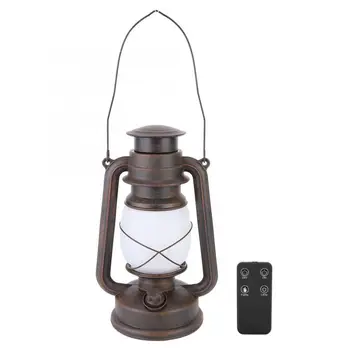 

Retro style high quality iron dual mode LED lantern light portable lamp for outdoor camping tent lighting