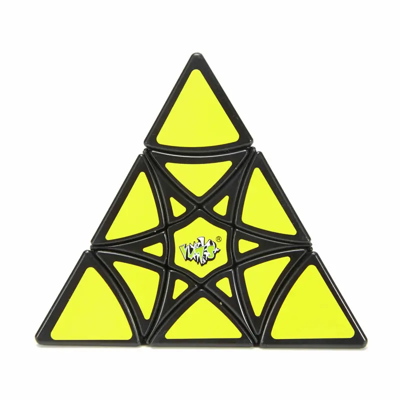 LanLan Curvy Hexagram 3x3x3 Pyraminxeds волшебный куб 3x3 Пирамида скорость головоломка антистресс Развивающие игрушки для детей - Цвет: Black