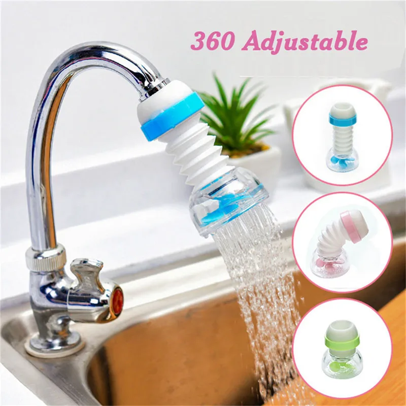 

360 Rotation Kitchen Faucet Spouts Sprayers PVC Shower Tap Water Filter Water Purifier Nozzle Saver Kitchen Accessories For Home