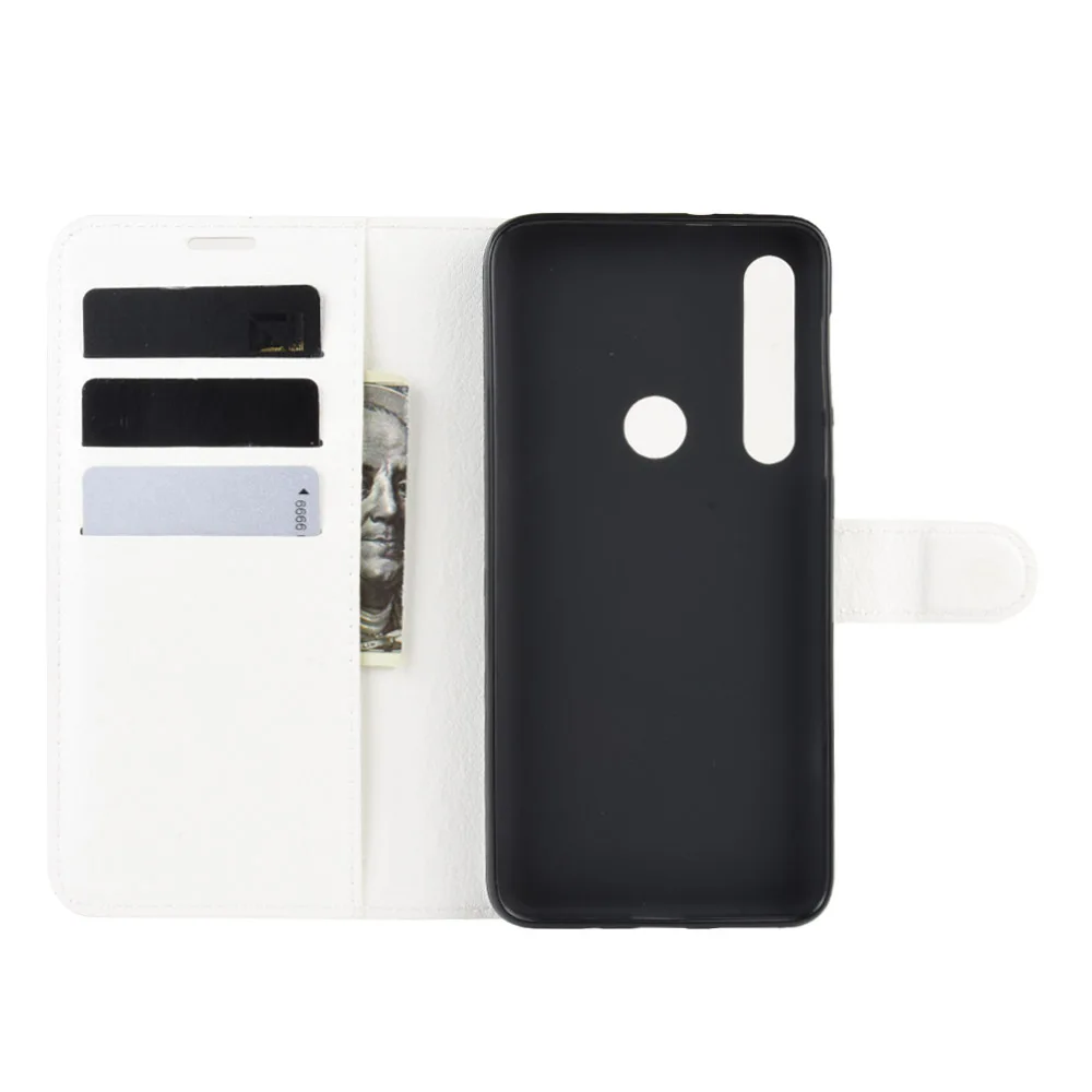 Чехол-книжка из искусственной кожи для Motorola Moto One Macro, чехол-подставка s для Motorola Moto One Macro, Мягкая силиконовая задняя крышка