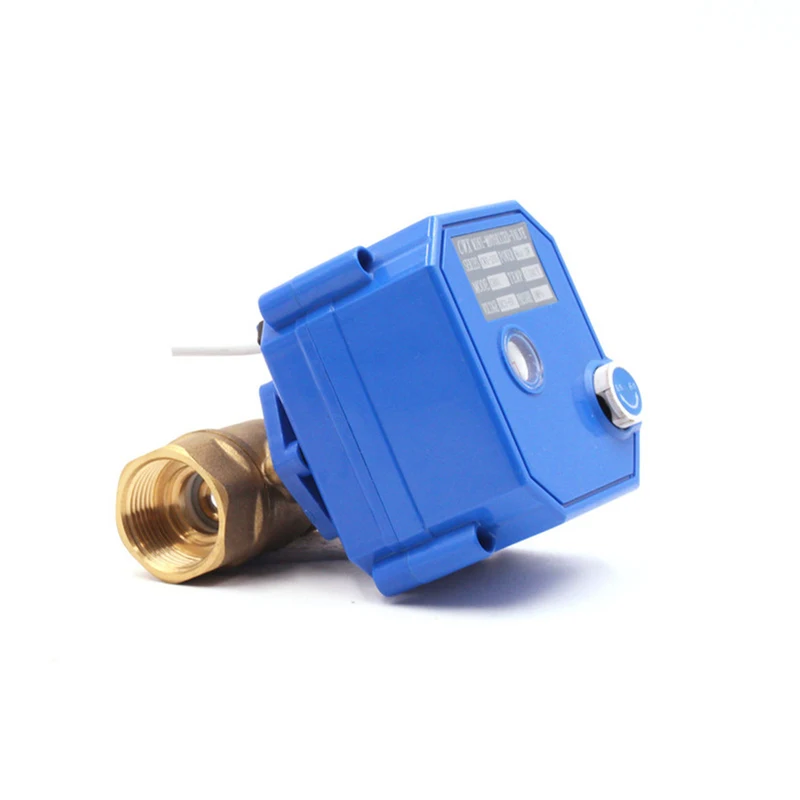 Kogelkraan, DN20 Kogelkraan Handmatige en Automatische 2 Manier 2 Draad Normaal Open Gemotoriseerde Kogelkraan AC220V, IP54 Bescherming, Eenvoudige Installatie