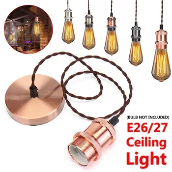 

E26/E27 Retro Vintage Edison Screw Bulb Base Lamp Bulb Holder Pendant Lighting Socket Ceiling Light Adaptor AC 110V-240V